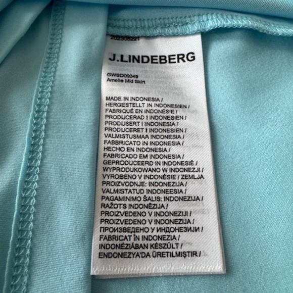J. Lindeberg Golf/Tennis skort - Baby Blue NEW - L - Picture 3 of 6